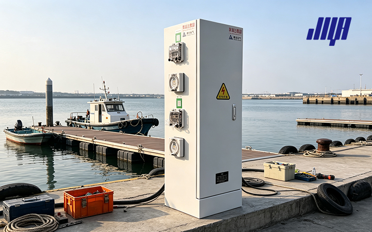 Marine Power Pedestal Buying Guide 2 Overview of critical specifications including amperage, IP rating and materials for selecting marine power pedestals