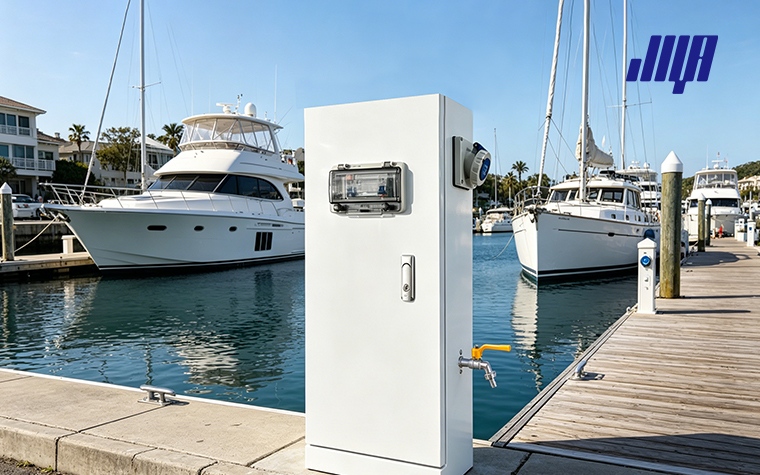 How to Choose the Right Power Pedestal for Your Dock 23 Corrosion resistant metal power pedestals for saltwater docks, material comparison for marine coastal application
