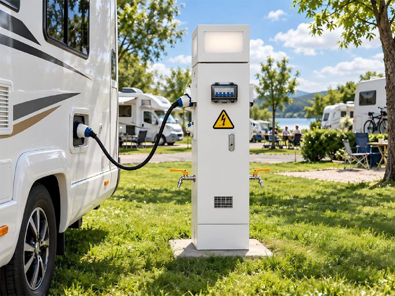 GRWE100 Series Water and Power Pedestals for RV Parks and Campgrounds 2 Materials and Installation
