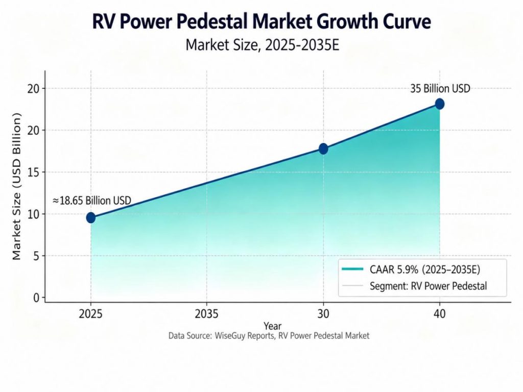 RV Power Pedestal Market Projected to Reach USD 3.5 Billion by 2035 2 Retrofit and replacement work is a continuous source of pedestal demand