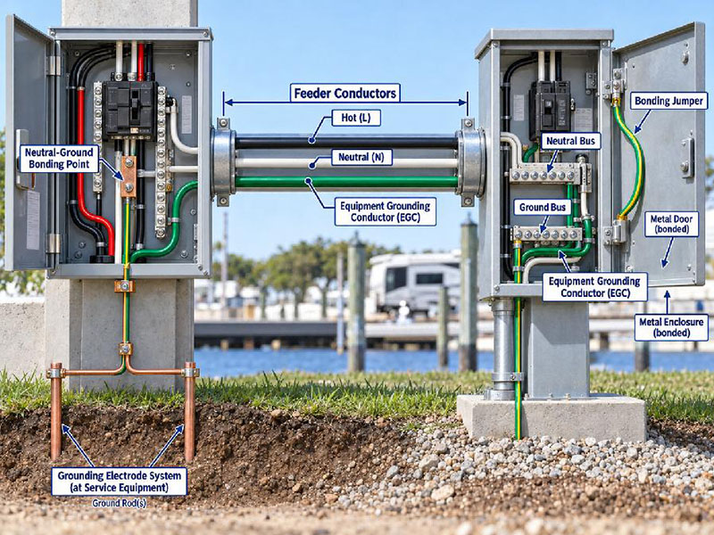 How the NEC Applies to Power Pedestal Grounding 1 How the NEC Applies to Power Pedestal Grounding