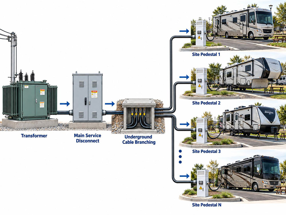 RV Park Transformer Sizing for Large Parks 1 RV Park Transformer Sizing for Large Parks