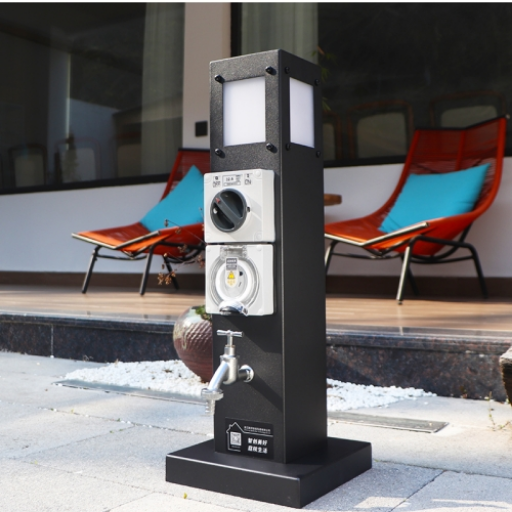 RV Campsite Water and Power Pedestals GRWE801515S