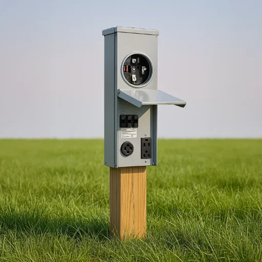 Outdoor Power Pedestal: Standard Device Solution - Power Pedestal Series 2 Available Options for Power Pedestals