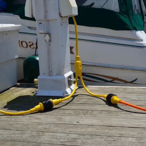 Marine Shore Power Cords, Adapters, Plugs & Dock Connector Guide 2 Components of Marine Shore Power Systems