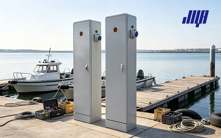 Overview of modern shore power systems delivering efficient clean energy supply for vessels at commercial ports