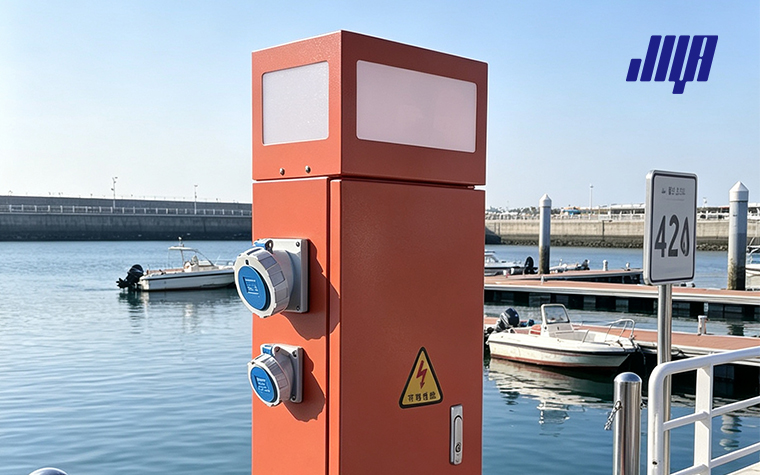 Infographic covering 2023 NEC 555.35 and 555.36 electrical code updates every marina owner needs to understand