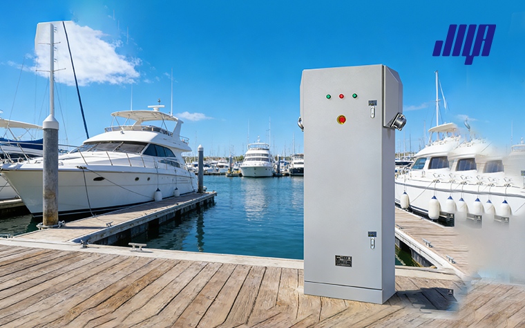 Buyer guide for selecting suitable shore power pedestals for floating docks and marinas, dock electrical planning reference