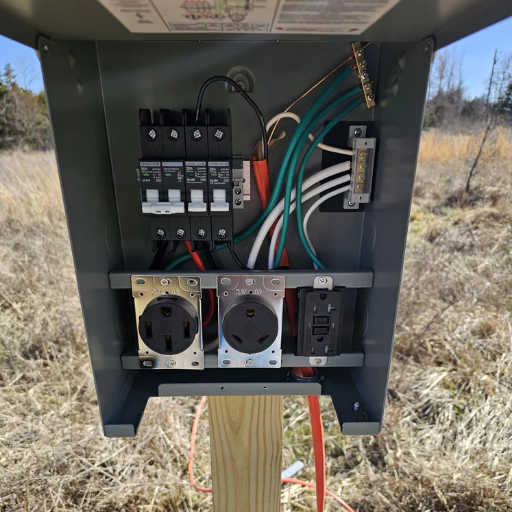 Power Pedestal Wiring Diagrams and Schematics for RV Installation
