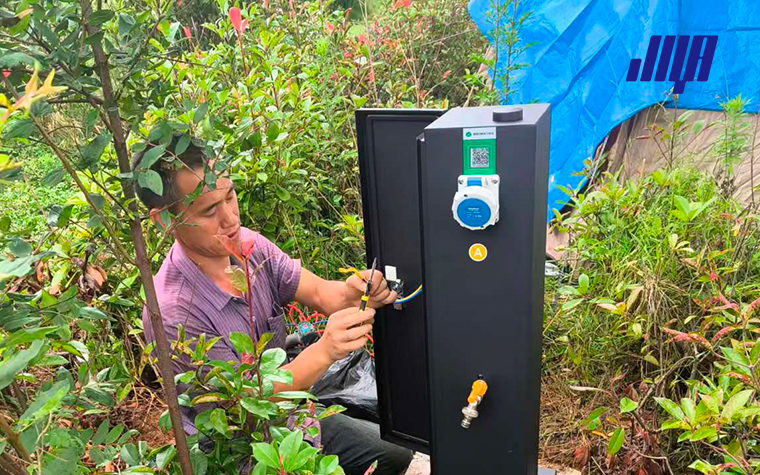RV Utility Post Site Installation