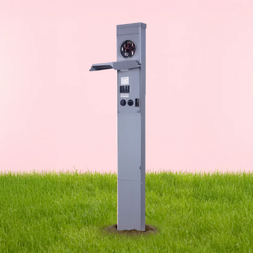 Types of RV Power Pedestals: Metered, Unmetered, Direct Burial, Pad Mount 3 Types of RV Power Pedestal Mounting