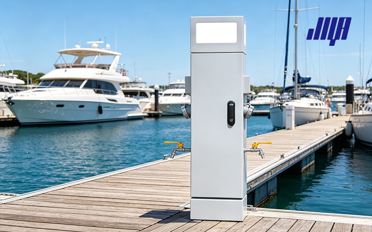 Marina Dock Power & Water Station
