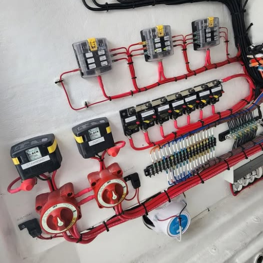 Marine Power Distribution: System, Fuse, and Panel