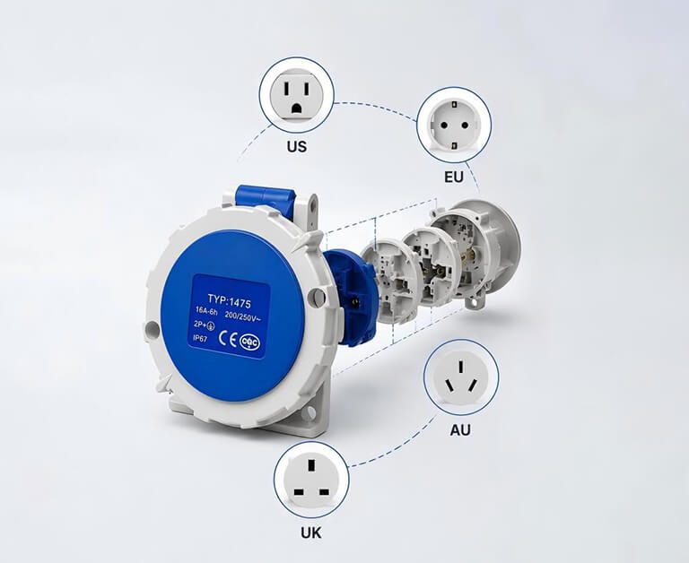 Industrial Sockets - Industrial Power Integrity