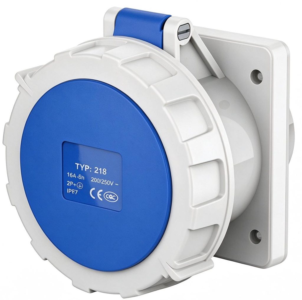 IP67 industrial outlet