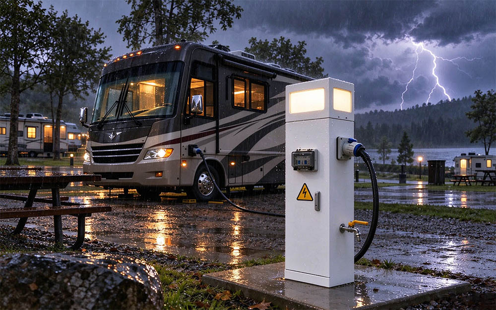 Why Every RV Park Pedestal Needs Surge Protection