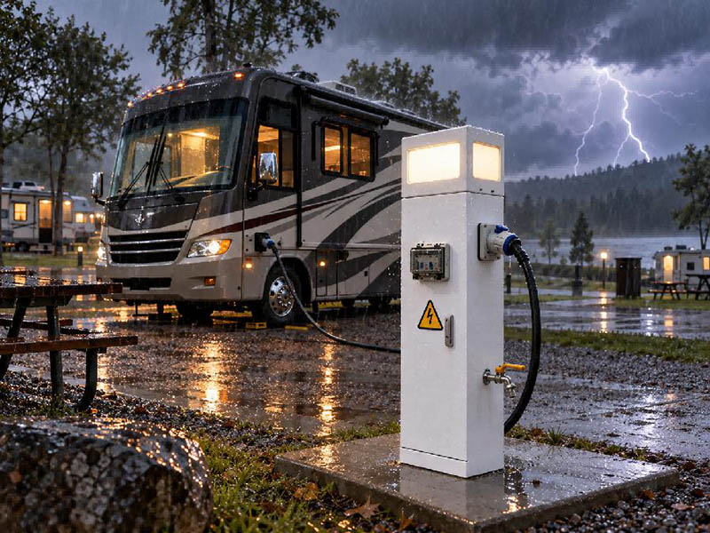 Why Every RV Park Pedestal Needs Surge Protection